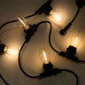 Гирлянда уличная JAZZWAY БЕЛТ-ЛАЙТ PBL-S40/L24+1.5 Black E27 IP65 24м 5058255